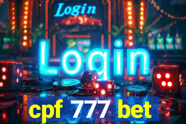 cpf 777 bet