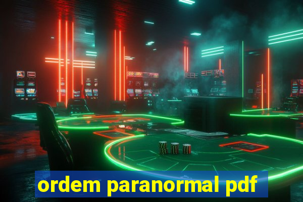 ordem paranormal pdf