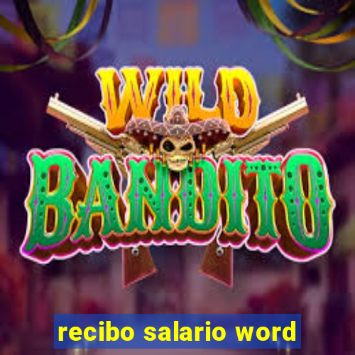 recibo salario word