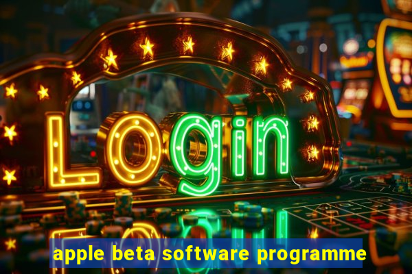 apple beta software programme