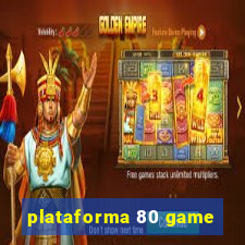 plataforma 80 game