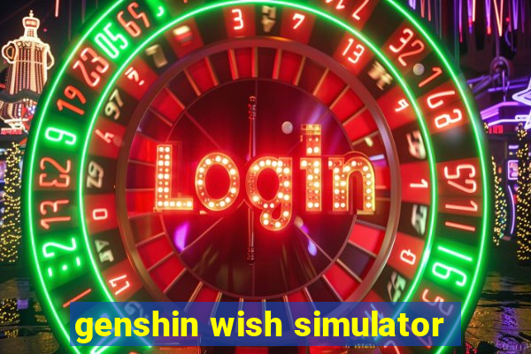 genshin wish simulator