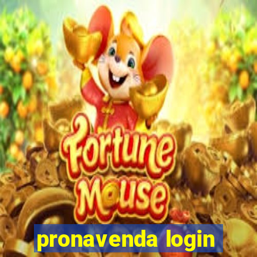 pronavenda login