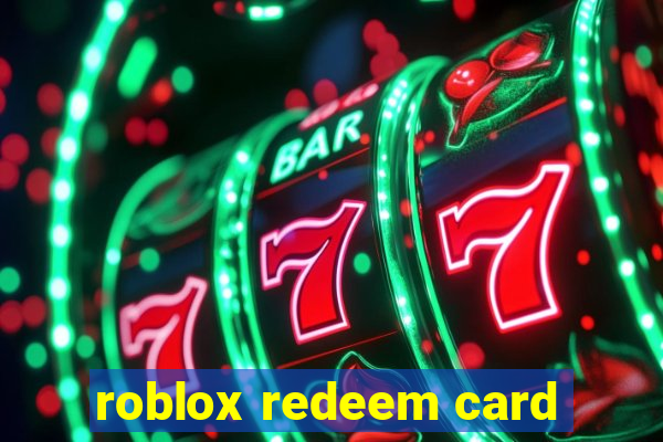 roblox redeem card