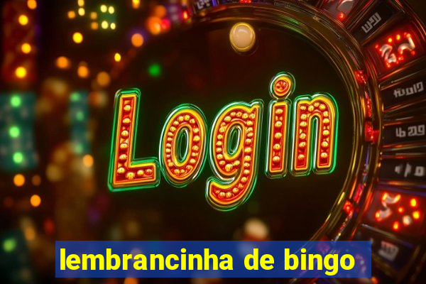 lembrancinha de bingo